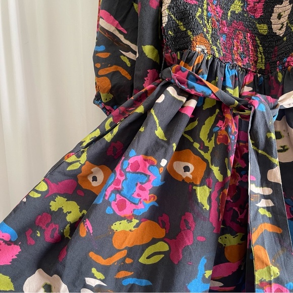 Cleobella Kira mini dress in garden floral - Picture 8 of 13